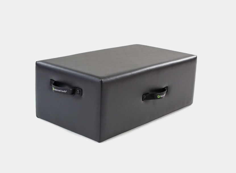 Pilates Reformer New York Sitting Box on white background