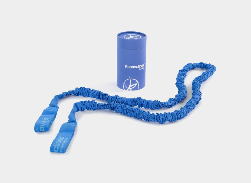 resistance exercise band - blue