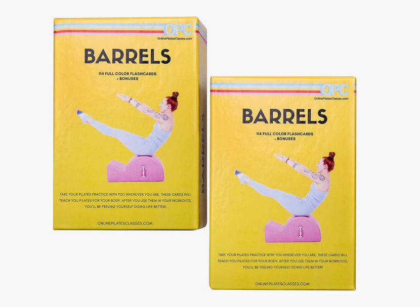 Pilates Barrels Flash Cards